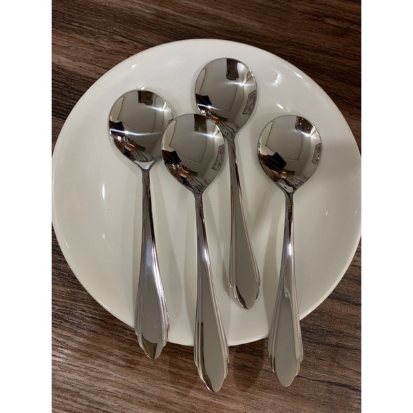 Muỗng inox cơm phở đầu tròn 1 cái