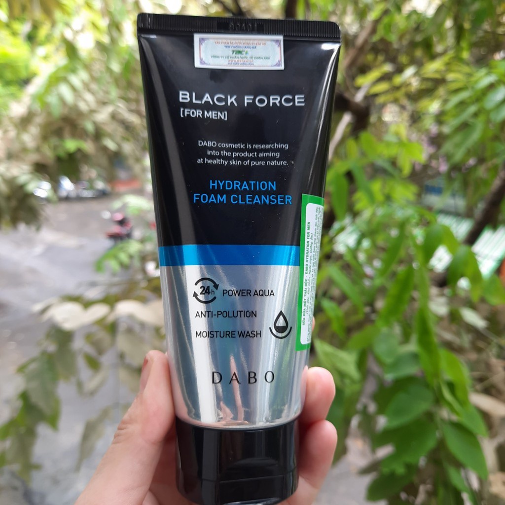 Ảnh Sữa rửa mặt trắng da, xóa thâm mụn dầu  nhờn dành cho nam Dabo Hydration For Men Hàn quốc cao cấp 120ml/Tuýp 1