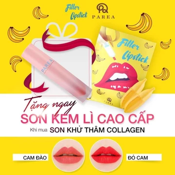 Son Khử Môi Thâm Filler Lipstick, Son Khử Thâm Môi Chuối Chính Hãng Giúp Môi Căng Mọng 💄