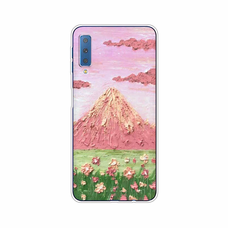 Ốp Điện Thoại TPU Dẻo In Họa Tiết Độc Đáo Thời Trang Cho Samsung Galaxy a7 2015 a7 2016 a7 2017 a7 2018