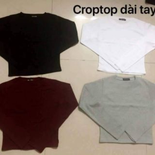 Áo coroptop tay dài ôm gọn tôn dáng - LYLYNA A03