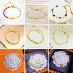Lắc tay nữ làm bằng titan không gỉ thiết kế nhiều kiểu dáng thời trang trẻ trung thanh lịch
