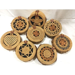 Túi Mây Phong Cách Vintage Boho Thiết Kế Sang Trọng Tiện Lợi, Đi Chơi, Đi Biển, Quà Tặng