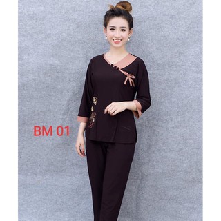 Thun Tim Nơ # Đủ Màu # Quần Áo Đi Chùa Nữ