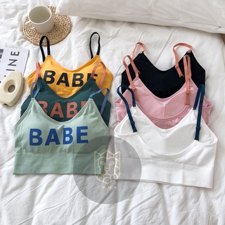 Áo Bra Tập Gym Nữ Thể Thao Chữ BABE Màu Siêu Xinh [ĐỒ TẬP GYM NỮ]