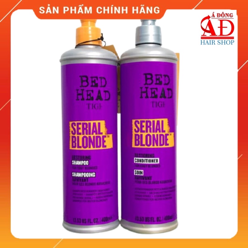 DẦU XẢ TIGI BEDHEAD SERIAL BLOND CHO TÓC NHUỘM TẨY SÁNG USA