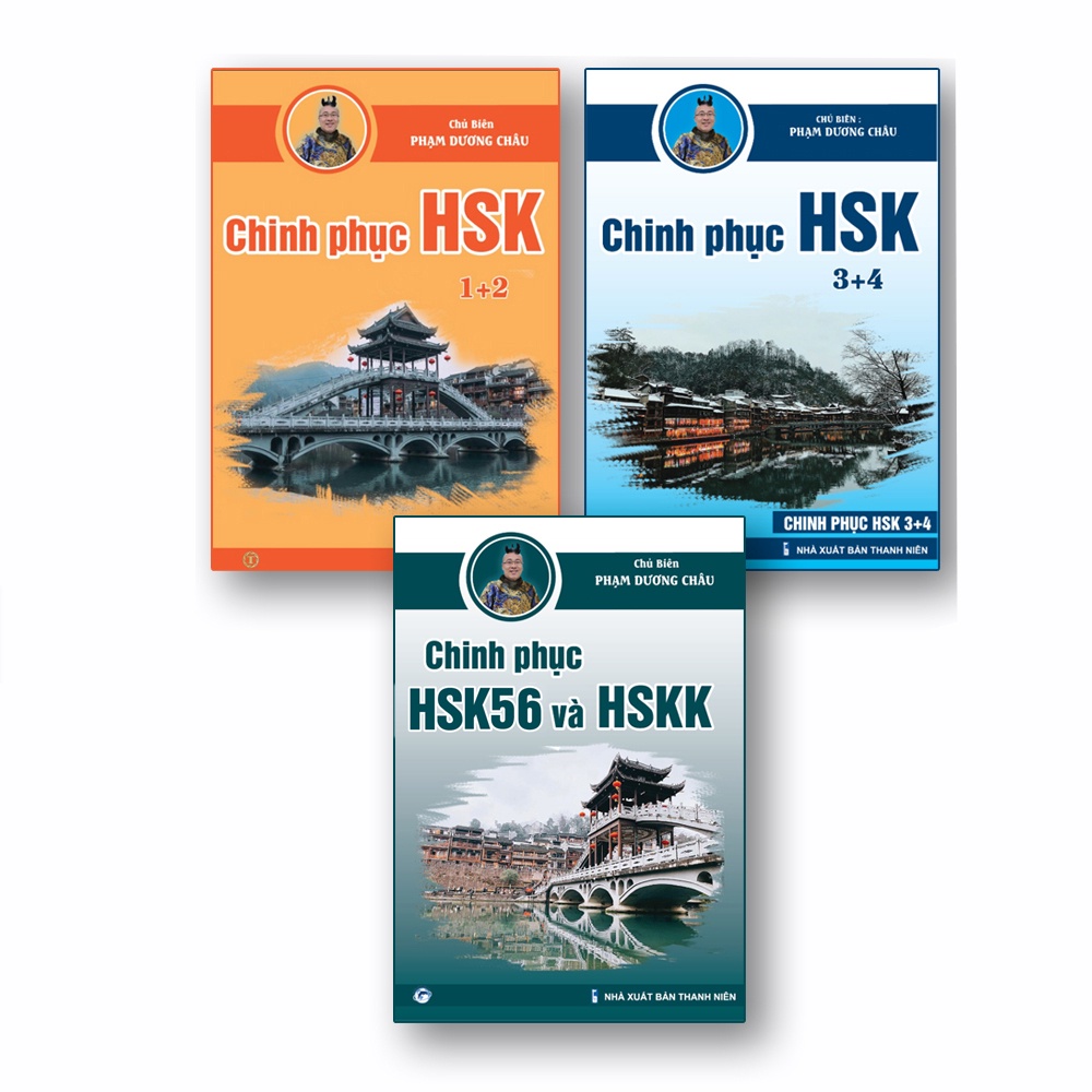Ảnh Sách - Combo Chinh Phục HSK 12345 (3 Quyển) - (Bài tập - Đáp án - Giải thích) Phạm Dương Châu 1