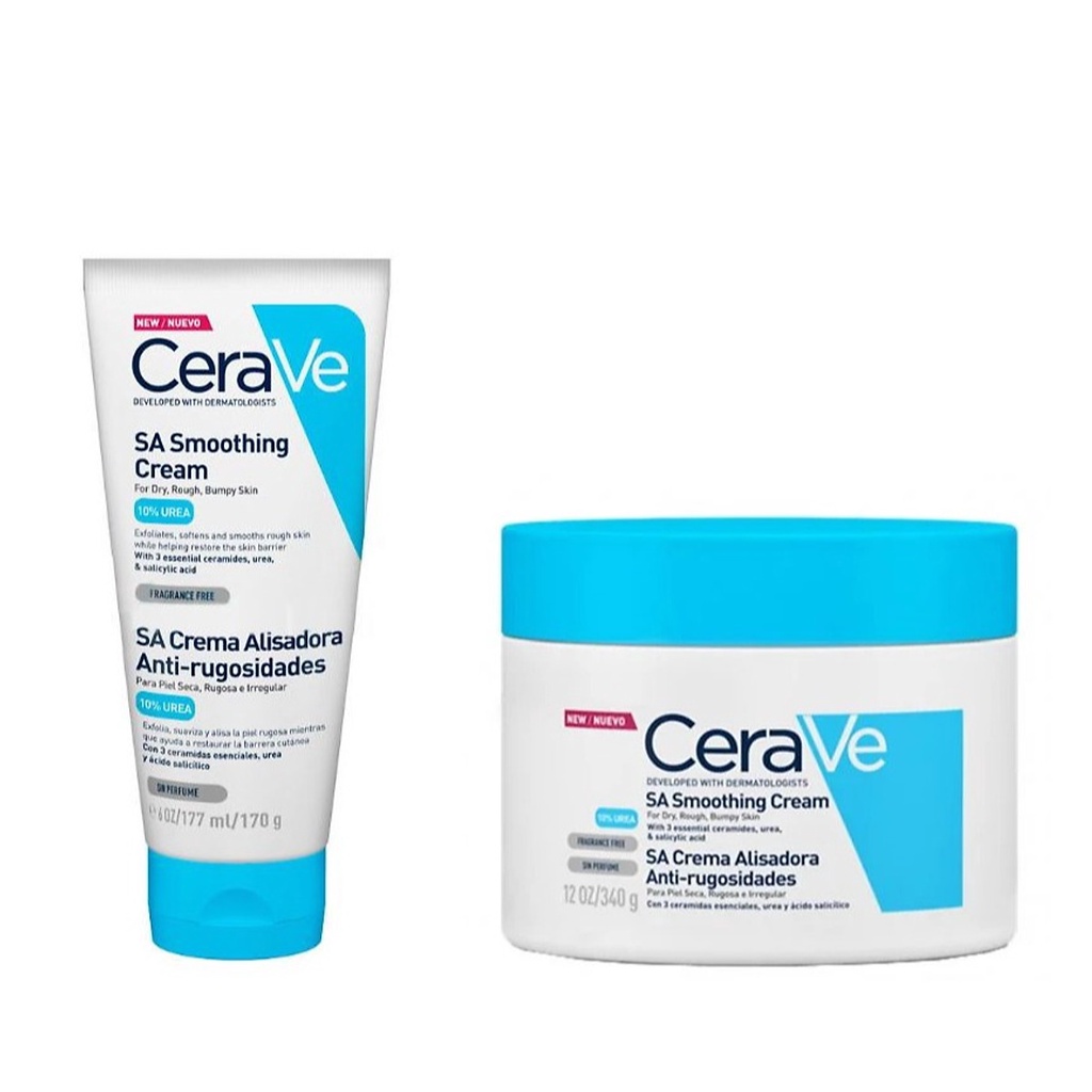 Ảnh Kem dưỡng ẩm Cerave SA Smoothing Cream dành cho da nhạy cảm 177g/340g - AJA'S SKINLAB 2