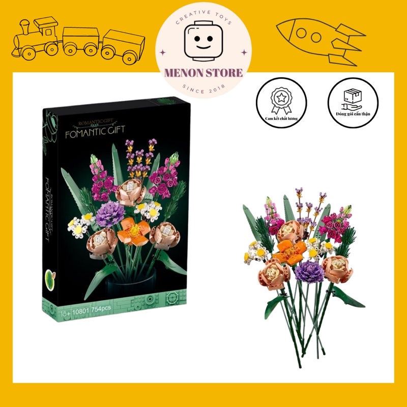 Đồ chơi lắp ráp FOMANTIC GIFT 66209 10029 10801 10280 10286 mô hình Bộ ...