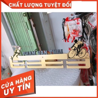 [FreeShip] (New2022) Giá treo huy chương Chạy bộ kết hợp xe đạp, running and biker, giá treo cao cấp