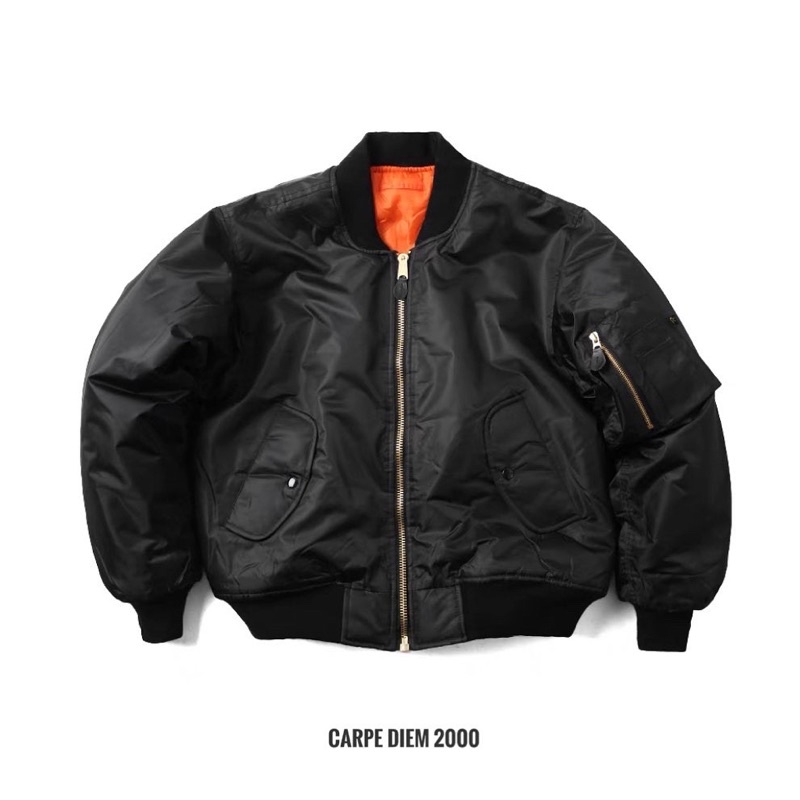 MA-633 Bomber Jacket - ⚡️Có sẵn màu đen, olive, xám, navy. Chính hãng Dafei Áo khoác bomber pilot streetwear boxy MA-1.