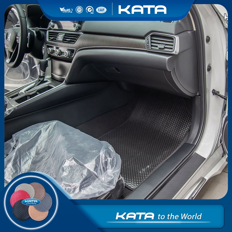 Thảm lót ô tô KATA cho xe Honda Accord (2019 - 2025) - Khít với sàn, Chống thấm, Không mùi, Không ẩm mốc