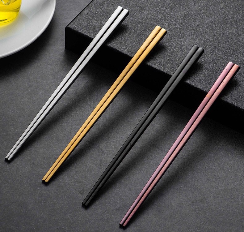 Đũa Inox #304 Cao Cấp Cán Vuông Trơn | Shopee Việt Nam