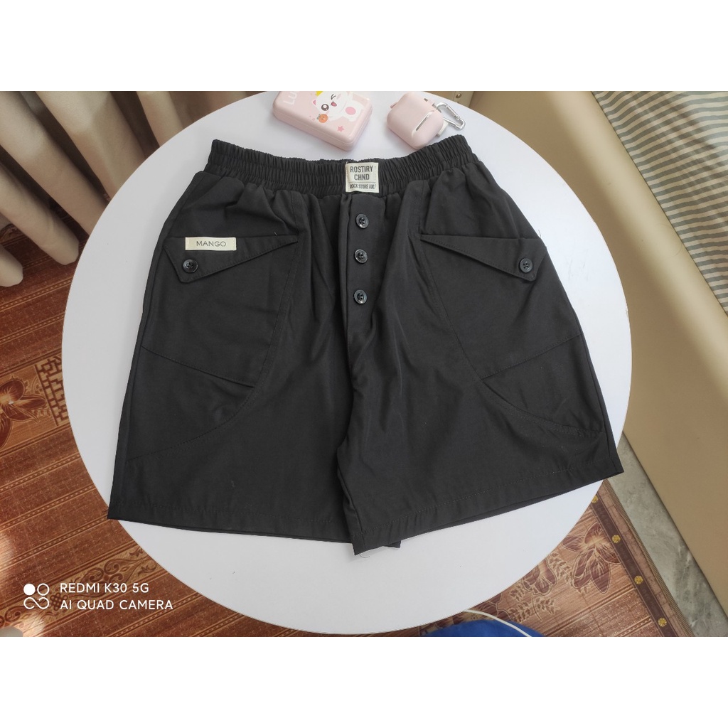 Quần short nữ kaki 3 cúc, quần đùi co giãn tốt mẫu mới đẹp trẻ trung có BIG SIZE 80KG