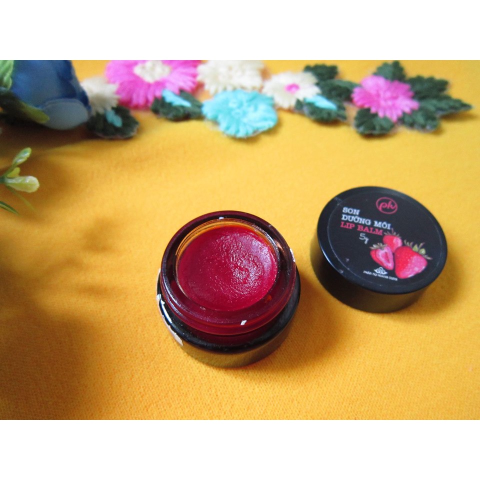 Ảnh Son dưỡng môi Phấn Nụ Hoàng Cung dâu tây 5gr /1 hộp 3