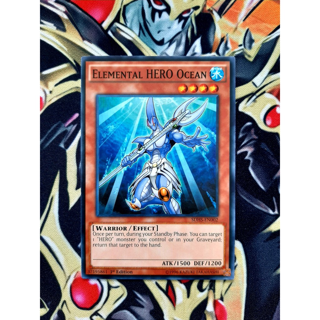 [ Đỗ Lạc Shop ] Thẻ Bài Mint90 Yugioh Monster Elemental Hero Ocean ...