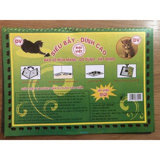 Combo 10 tấm keo bẫy chuột siêu dính chuột bắt được tất cả các loại chuột không mùi