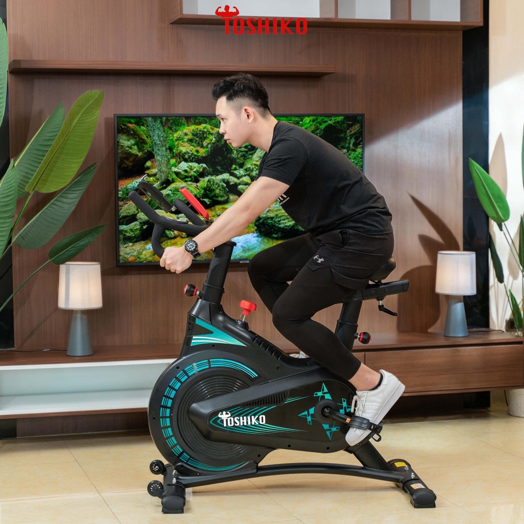 Ảnh Xe đạp thể dục tại nhà TOSHIKO X11 chính hãng giúp tăng cơ giảm mỡ bánh đà kháng từ Bảo hành 3 năm 3