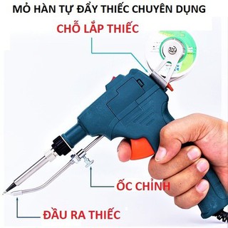 MỎ HÀN TỰ ĐỘNG ĐẨY THIẾC LOẠI 60W GIA NHIỆT CỰC NHANH HÀNG SIÊU BỀN