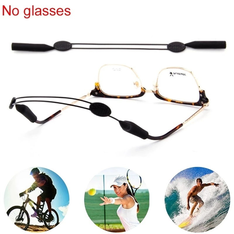 1 Dây Silicone Đeo Mắt Kính Co Giãn Chống Trượt Phong Cách Thể Thao