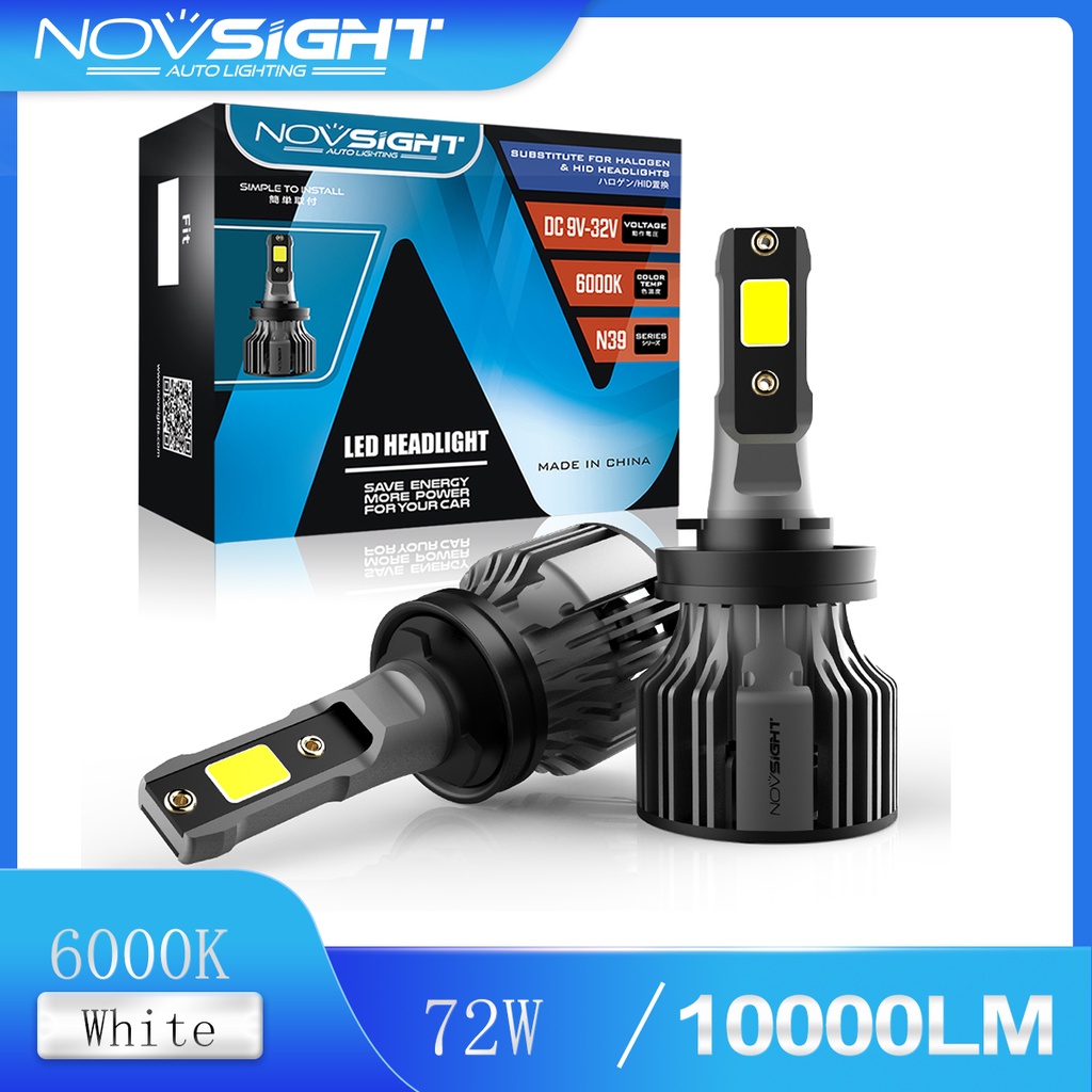 Đèn pha led sương mù NOVSIGHT N39 H11 10000LM 72W mini chuyên dùng cho ...