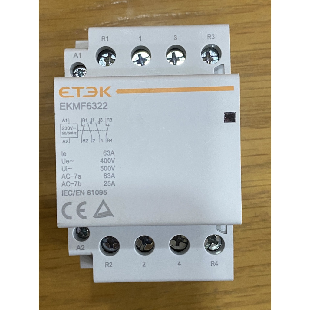 Contactor ETEK 2NO 2NC Auto/Manual – Dòng 25A & 63A | Khởi Động Từ Tích ...