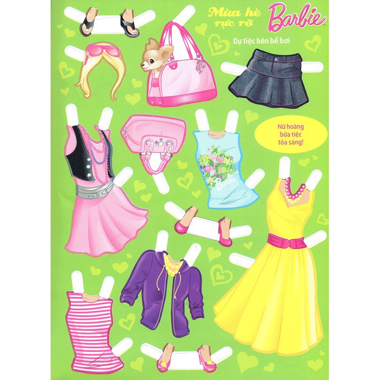Ảnh Sách Ghép Hình Barbie Thủ Công Dựng Hình Thời Trang Mùa Hè Rực Rỡ 4