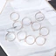 Yoo 10 Chiếc Bộ Sáng Tạo Khung Trống Viền Trang Sức Làm DIY UV Tròn Mặt Dây Chuyền Fr