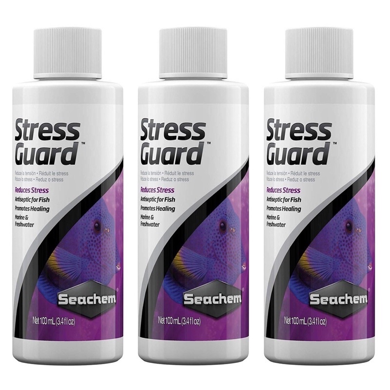 [100ML] SEACHEM STRESS GUARD - Dung Dịch Giảm Stress Trị Bệnh Cho Cá ...