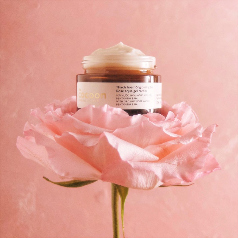Kem Dưỡng Ẩm Dạng Thạch Hoa Hồng Cocoon 30ml