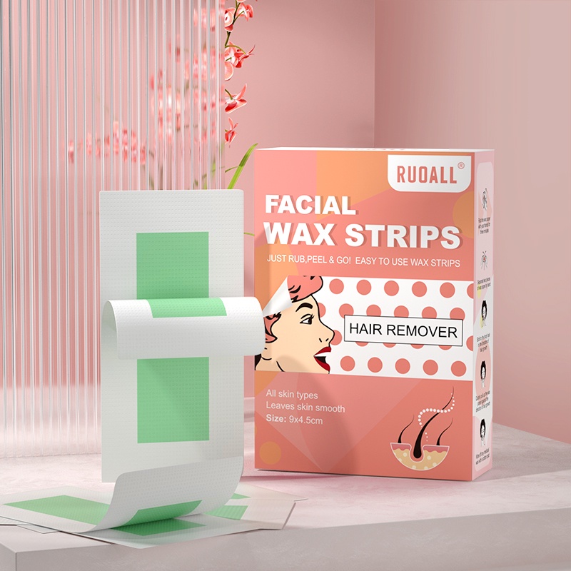 Ảnh RUOALL  sáp tẩy lông đôi môi  (72 miếng + tặng 4 khăn lau sáp dưỡng da) 150g 2