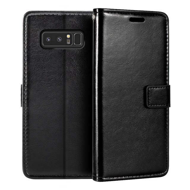 Ốp Lưng Da Nắp Gập Cho Điện Thoại Samsung Galaxy Note 8 Note8 SM-N950F