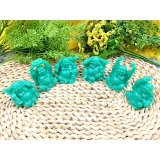 Bộ 6 tượng Phật Di Lặc Hoan Hỉ Tài Lộc Kim Tiền ( Size Lớn - Phật Ngồi )