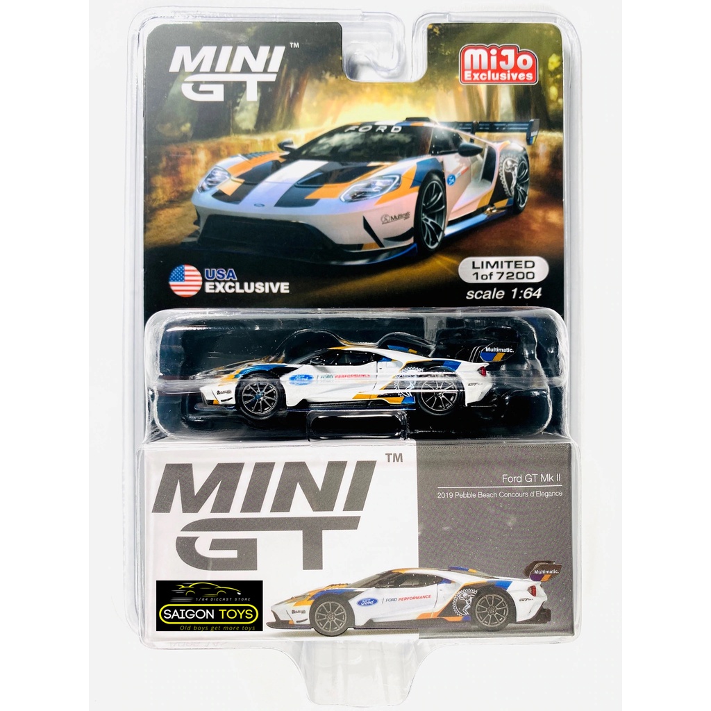 Mini GT ORD GT MK III PEBBLE BEACH CONCOURS- Xe mô hình cao cấp tỷ lệ 1 ...