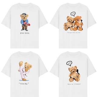 Áo thun 🚚 FREESHIP 🚚 Áo phông unisex in hình Gấu võ sĩ cool ngầu nhiều mẫu form đẹp chất vải mềm mịn từ AnBinhShop