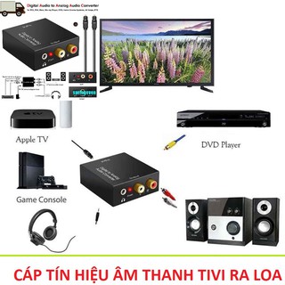 Bộ chuyển đổi âm thanh tivi ra loa quang học cao cấp loại tốt chinh hãng