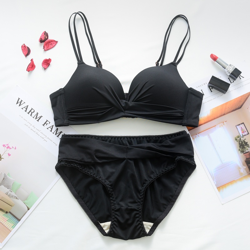 Áo Lót Nâng Ngực Không Gọng Dây Chéo Lưng Thời Trang 32-38ab