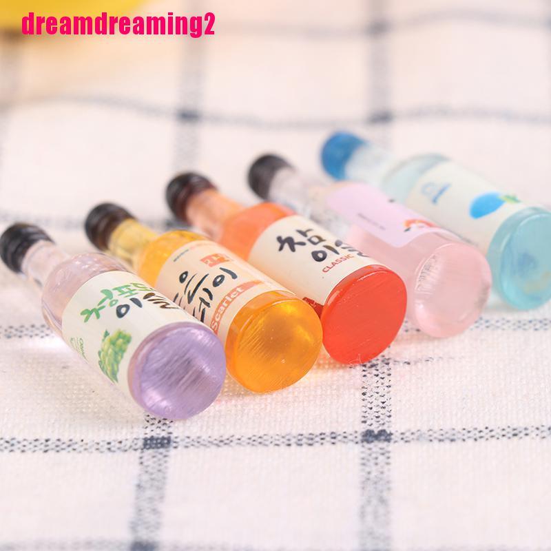 Bộ 10 mẫu chai rượu với tỷ lệ 1 / 12 để trang trí búp bê