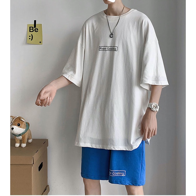 Set Đồ Bộ Nam HappyFamily Form Rộng Tay Lỡ Họa Tiết Rvan Gosling Trẻ Trung Chất vải cotton 100 cao cấp