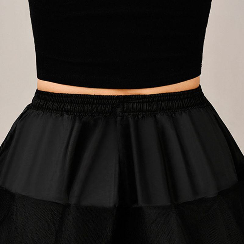 Vic 3 Lớp Lưới Cứng Mềm Hỗ Trợ Vòng Váy Cưới Lông Tơ Petticoat Cô Dâu Wedd