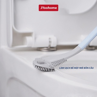 Chổi Cọ Nhà Vệ Sinh JYoohome Cây Cọ Toilet Bồn Cầu Bằng Silicon Tiện Ích Vệ Sinh Nhà Cửa