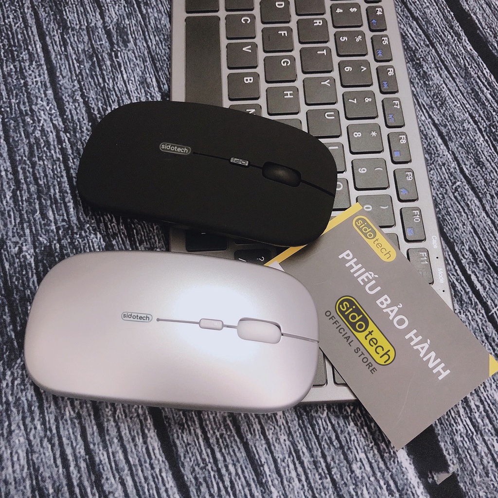 Chuột máy tính bluetooth không dây SIDOTECH INPHIC M1P tắt tiếng chống ồn pin sạc lần laptop tablet mabook văn phòng | BigBuy360 - bigbuy360.vn
