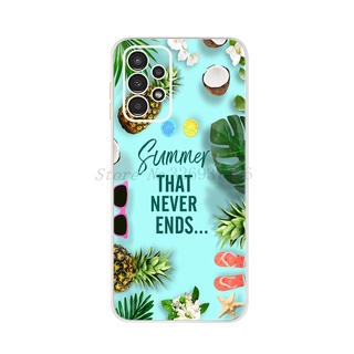 Ốp Điện Thoại Dẻo Họa Tiết Hoạt Hình Bươm Bướm Xanh Dương Cho Samsung Galaxy A13 Samsung A13 4G A 13 GalaxyA13 A135 SM-A135F