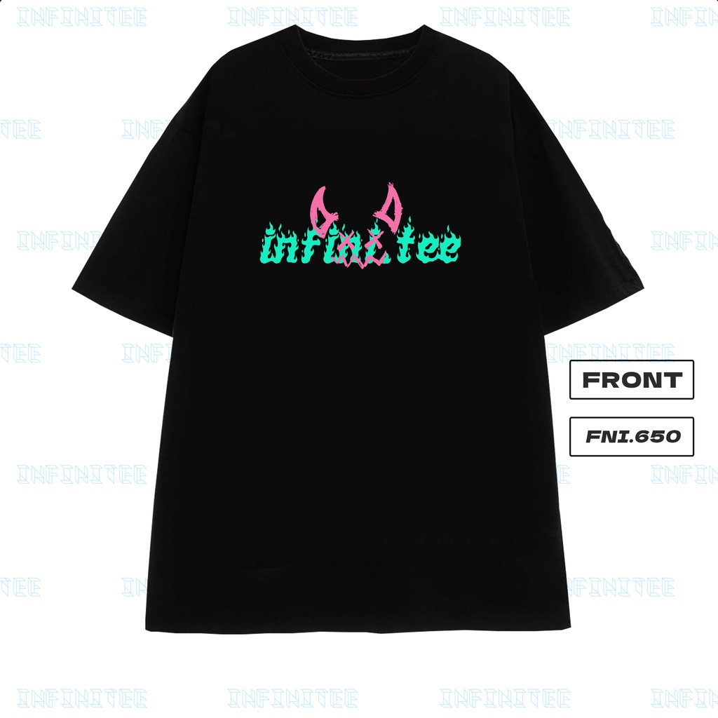 Áo thun INFINITEE Fni0650B, Thun 100% Cotton - form rộng Unisex.