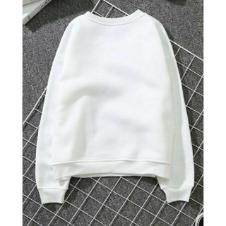 Áo đôi thu đông, áo sweater nỉ in hình phi hành gia phong cách hàn quốc-PINK