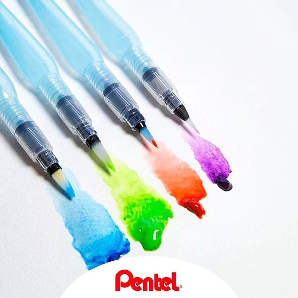 Bút Vẽ Màu Nước Pentel - Water Color Brush Frh Nhật Bản | Shopee Việt Nam