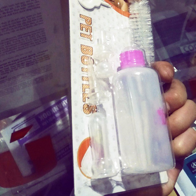 Bình Ti Nhỏ Cho Chó Mèo Con.