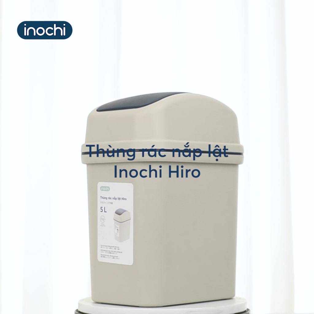 Thùng rác nắp lật Inochi - Hiro 5L/10L/15L (kèm ruột) | Shopee Việt Nam