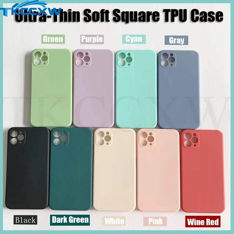Ốp điện thoại Tpu mềm màu kẹo lưng nhám cho Samsung Galaxy S21 S20 Fe S21 Ultra S21 Plus
