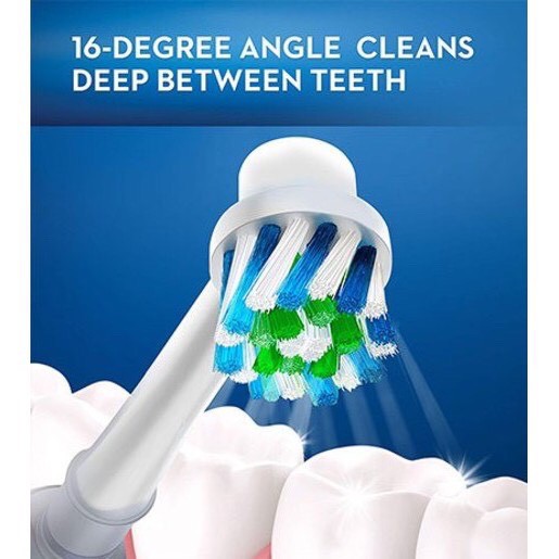 Bộ 4 đầu bàn chải đánh răng điện Oral B cho răng nhạy cảm răng bọc sứ niềng răng SB17A